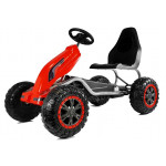 Šľapacia kára STRONG B012 - penové kolesá - červená